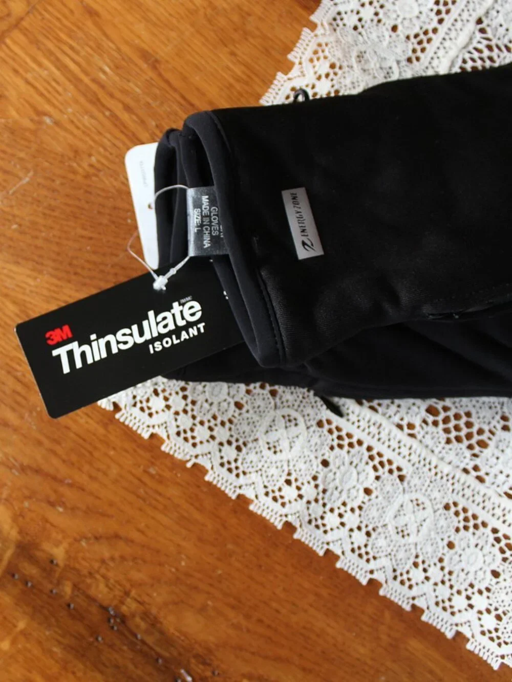 Energy Tone 3M Thinsulate Winter Gloves Wind & Water Resistant Pocket Grip L